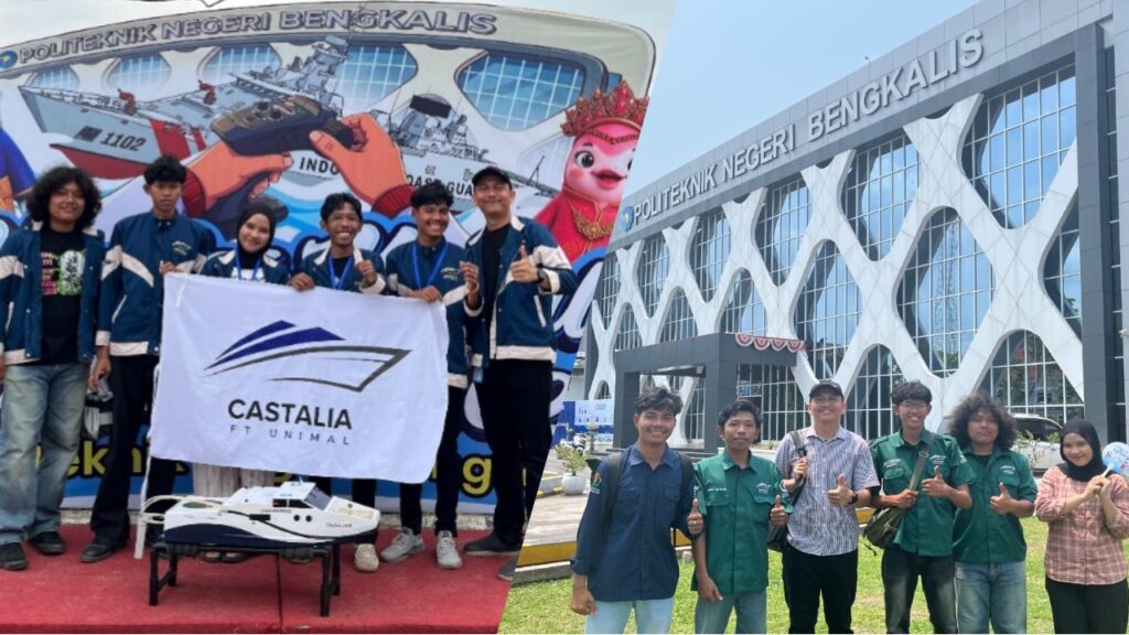 Tim Castalia Mewakili Universitasi Malikussaleh Sebagai Finalis Kontes Kapal Indonesia Tahun 2026 Yang Diselenggarakan Di Politeknik Negeri Bengkalis, Kabupaten Bengkalis, Provinsi Riau